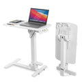 Overbed Table with Wheels (White)