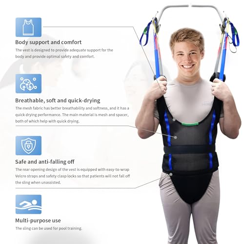 Patient Lift Sling Pelvic Pad for Ambulation 500lb XL (X-Large)