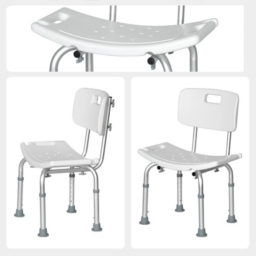Bath Stool with Backrest