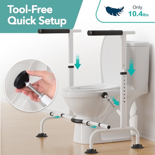 F21 Toilet Safety Rails for Seniors