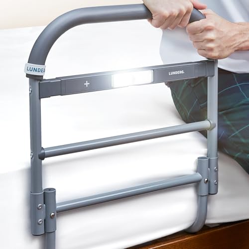 Large Bed Assist Rail for Seniors with Motion Light & Non (17.5")
