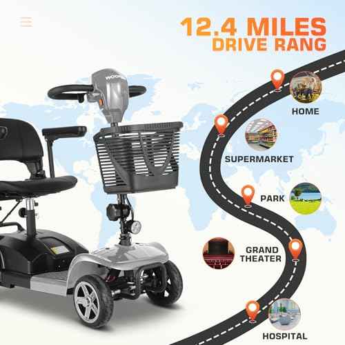 4 Wheel Mobility Scooter for Seniors