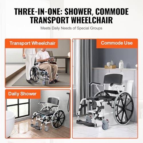 Shower Wheelchair (Self-Propelled bathroom Wheelchairs)