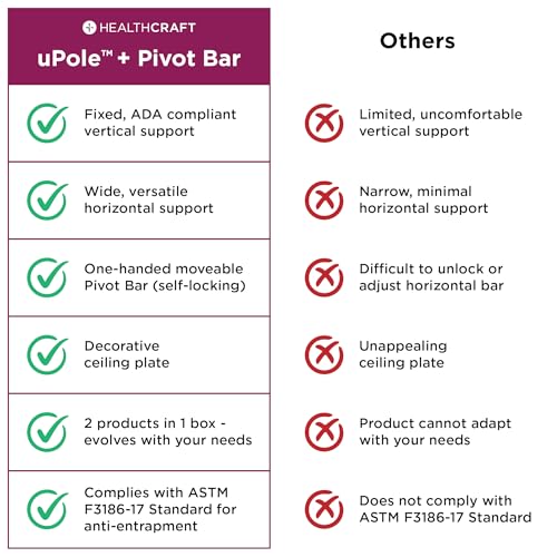 uPole with Pivot Bar Floor to Ceiling Transfer Pole