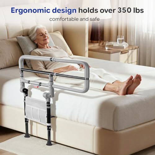 Foldable Bed Rails for Elderly Adults