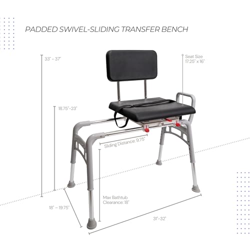 Sliding Tub Transfer Bench