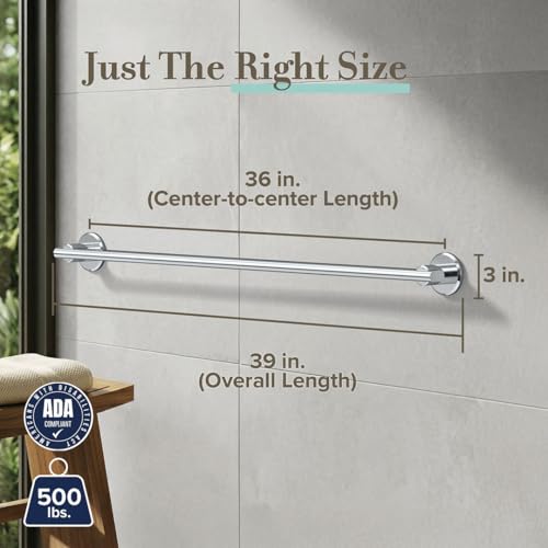 654C Locke ADA Compliant 36 (36''L / Chrome)