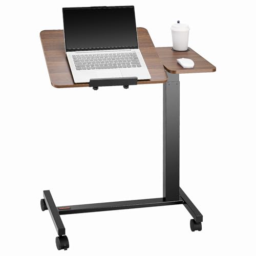 Overbed Table (Brown / Swivel Casters)