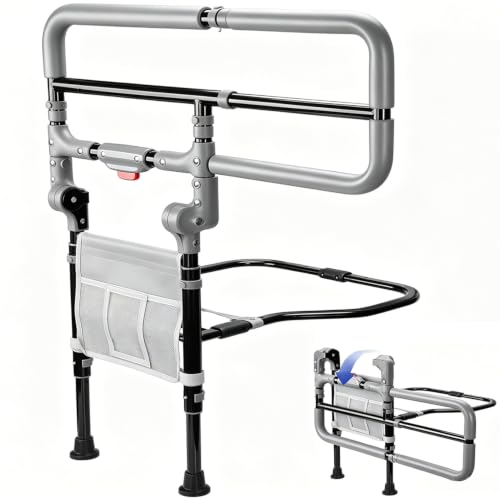 Foldable Bed Rails for Elderly Adults
