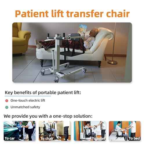 Electric Patient Lifter Transfer Chair (3 Seat Cushion)