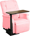 Home Adjustable Left Side Bedside Table Overbed Tray (Overbed Table - Left Side)