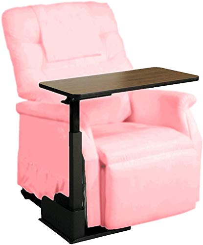 Home Adjustable Left Side Bedside Table Overbed Tray (Overbed Table - Left Side)