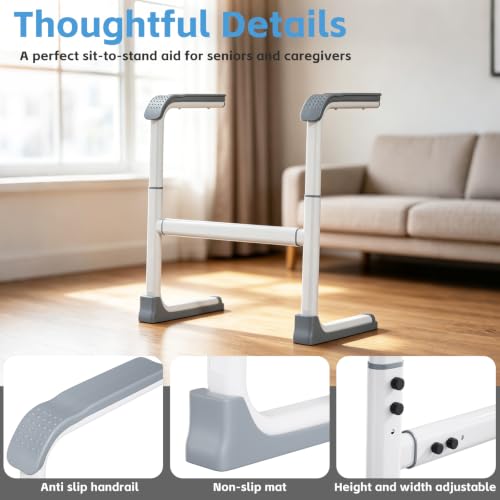 Adjustable Height and Width Couch Stand Assist Aid for Elderly