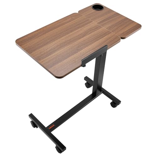 Overbed Table (Brown / Swivel Casters)