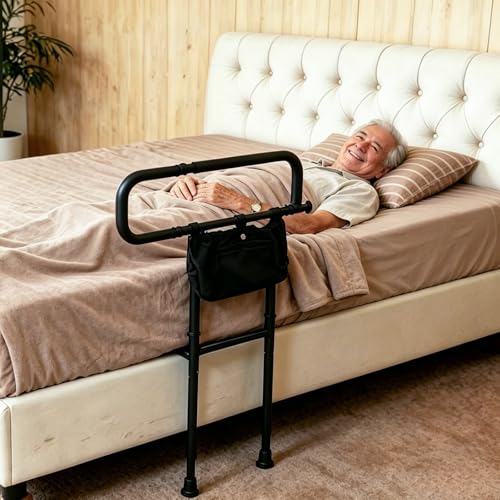 Bed Rails for Elderly Adults Safety (Matte Black)