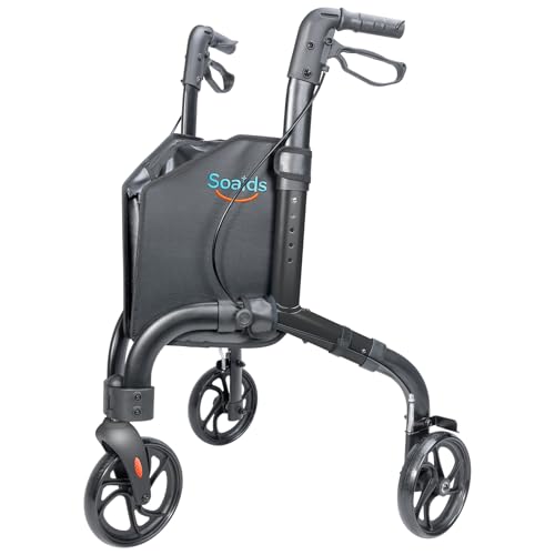 3 Wheel Walkers for Seniors (Black)