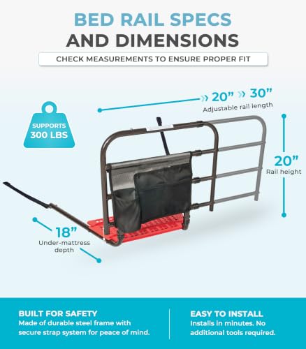 EZ Adjust Bed Rail