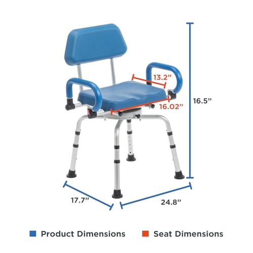 Journey SoftSecure 360 Degree Rotating Shower Chair