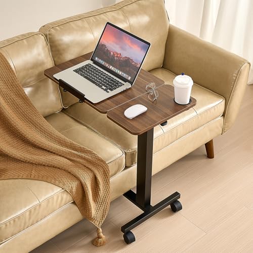 Overbed Table (Brown / Swivel Casters)