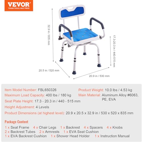 Swivel Shower Chair 360 Degree