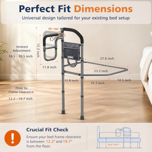 Bed Rails for Elderly Adults Safety