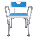 Shower Chair Seat with Padded Armrests and Back (B / 1)