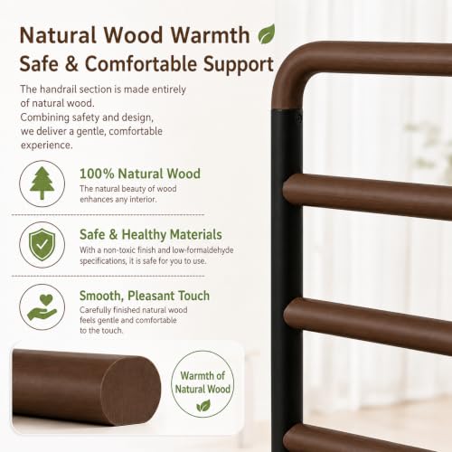 Chair & Couch Stand Assist Bar (Black & Brown)