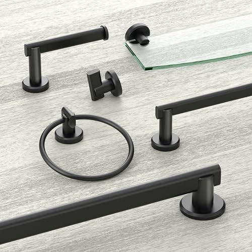 654MX Locke 36" L Bathroom Grab Bar (36''L / Matte Black)