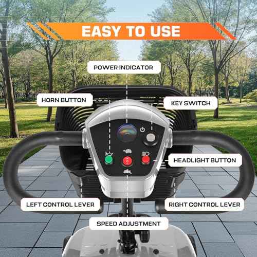 4 Wheel Mobility Scooter for Seniors