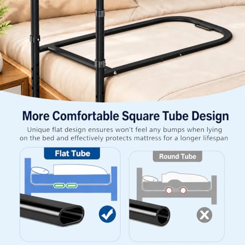 Bed Rails for Elderly Adults Safety (Matte Black)