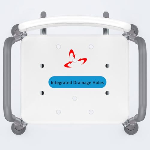 Shower Chair Seat with Padded Armrests and Back (B / 1)