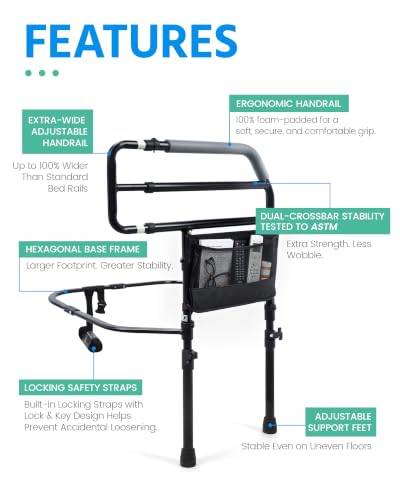 Bed Rail for Elderly Adults Safety