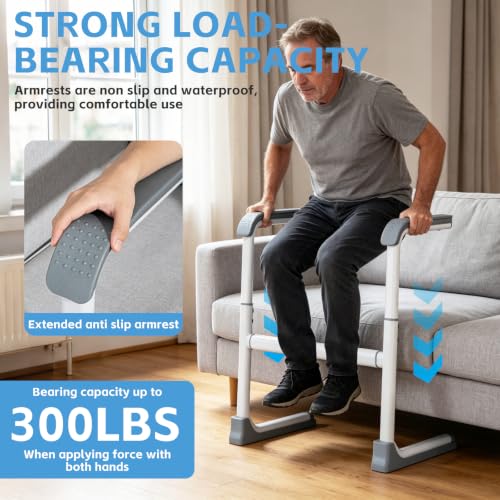 Adjustable Height and Width Couch Stand Assist Aid for Elderly
