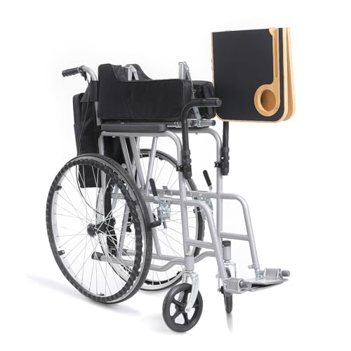 Foldable Wheelchair Tray Table with Cup Holders