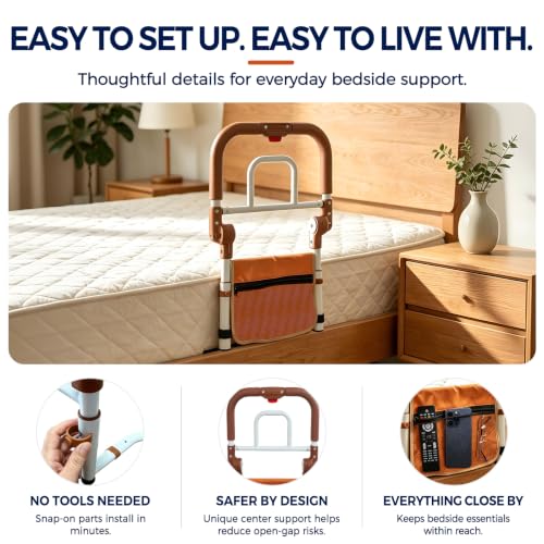 Bed Rails for Seniors (Orange)
