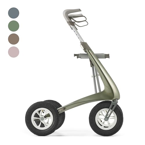 Carbon Overland All Terrain Rollator Walker (Defender Green)