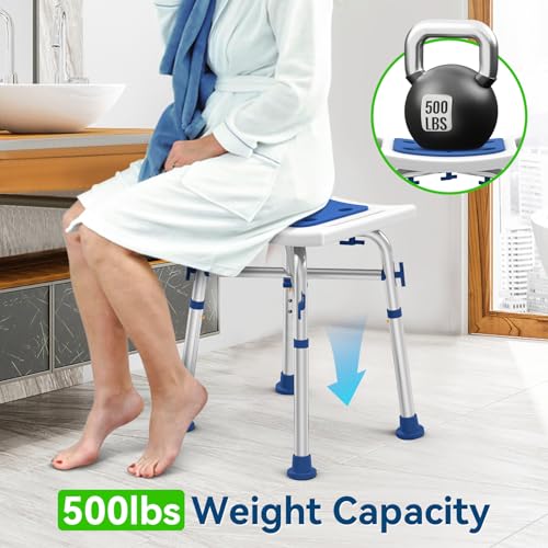 FSA HSA Eligible Sliding Shower Chair Tub Transfer Bench with Swivel Seat