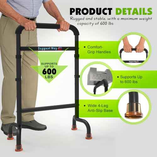 Stand Assist Aid for Elderly (Classic Black)