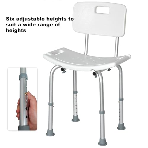 Bath Stool with Backrest