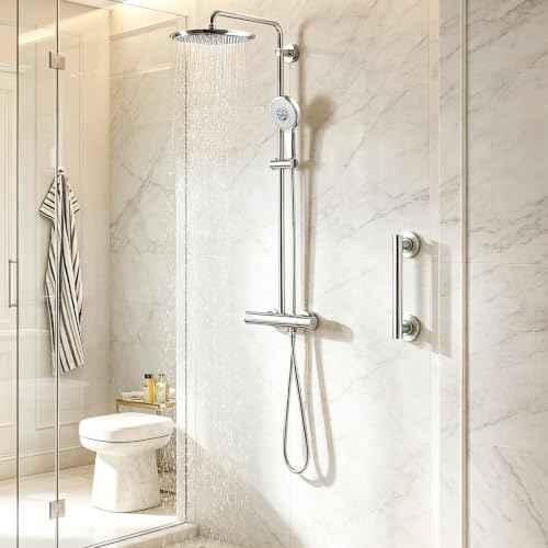 3 Pack Bathroom Safety Grab Bars (Brushed Nickel / 3 Pack 18 inch, 24 inch, 36 inch)