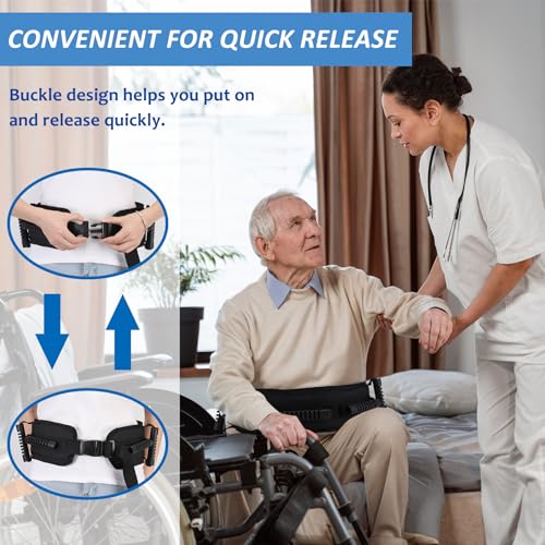 Gait Belt for Seniors (Black / Short)
