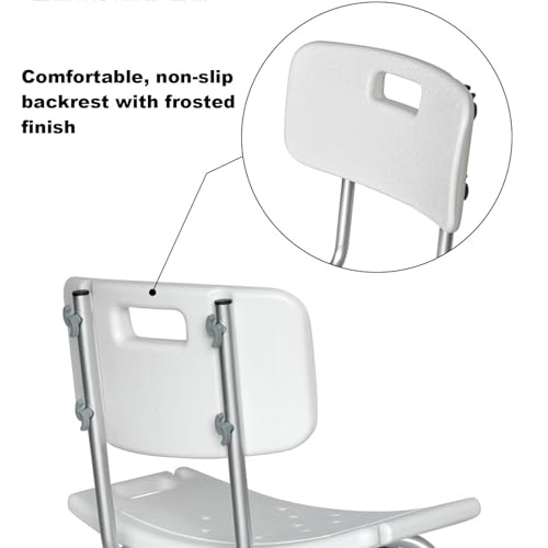 Bath Stool with Backrest
