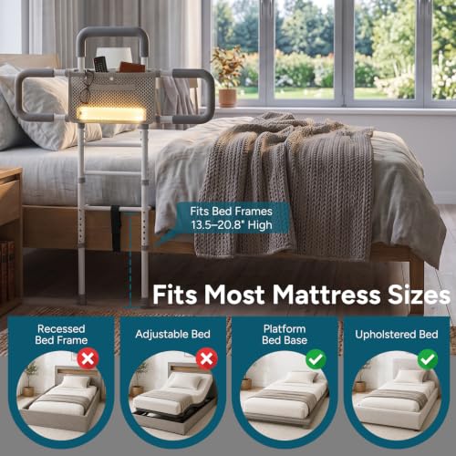 Bed Rails for Elderly Adults Safety