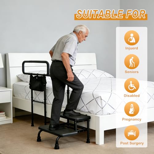 Bed Rails for Senior (Carbon Black)