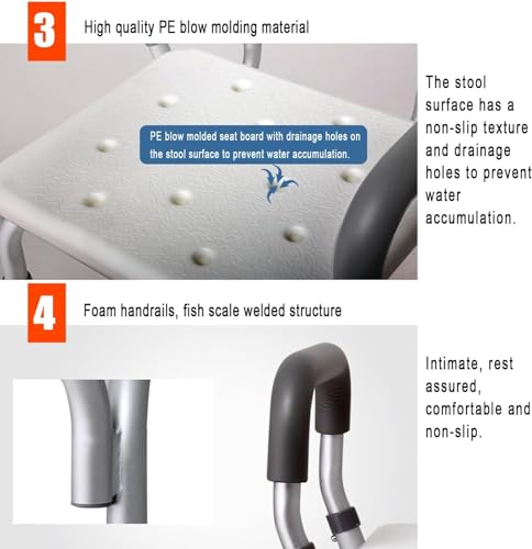 Shower Chair for Elderly Bath Chair for Elderly (A)