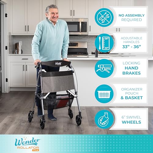 Wonder Rollator Plus (Regal Rose / Standard)