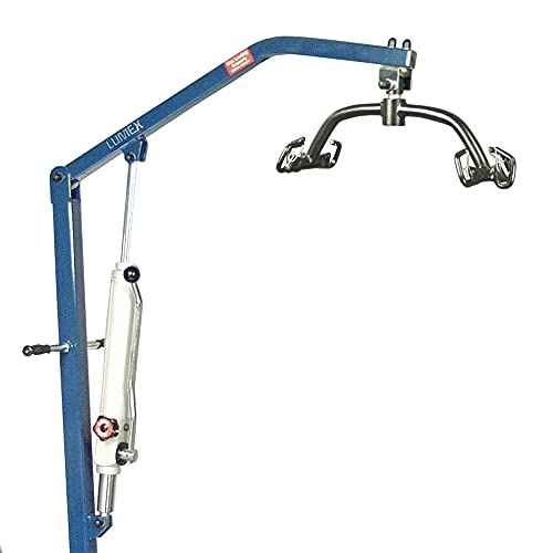 Lumex LF1030 Hydraulic Patient Lift (Blue / Fixed-Width Base)